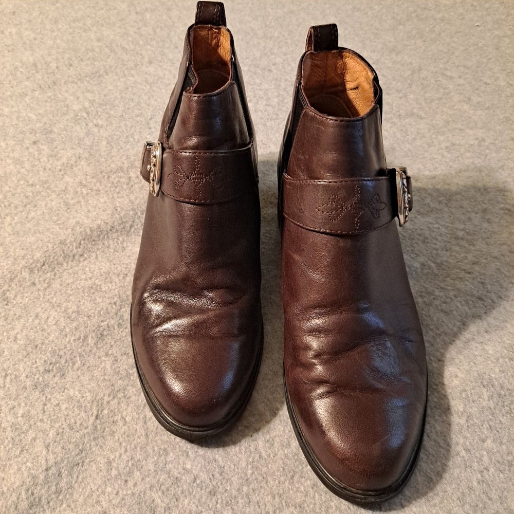 Ariat Womens Western Ankle Fashion Dress Boots Brown Buckle 12525 Size 6.5 - Picture 11 of 12